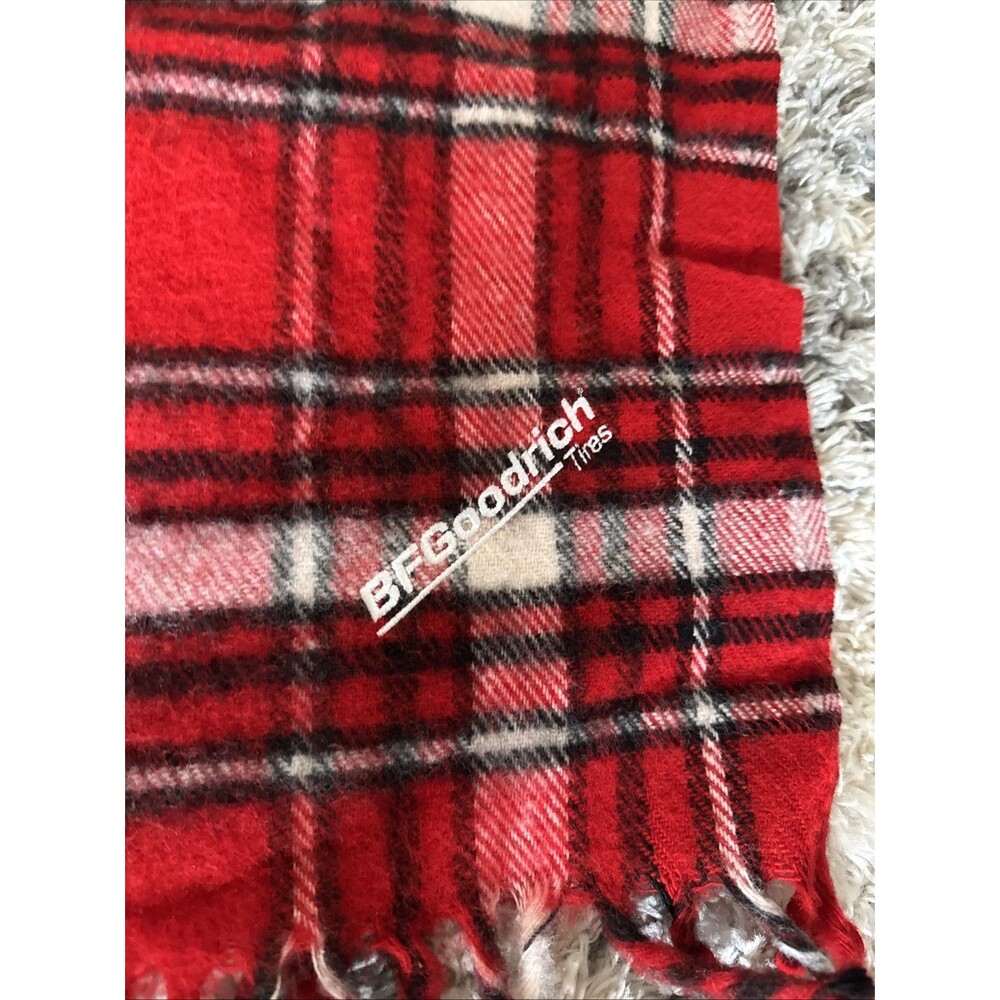 Vintage Bf Goodrich Promo Blanket Made By Faribault Woolen Mill Co. Made USA